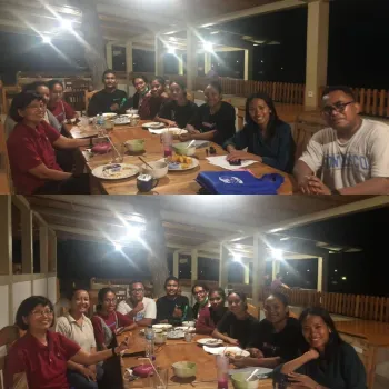 Diskusi membahas persiapan acara Temu Alumni yang 